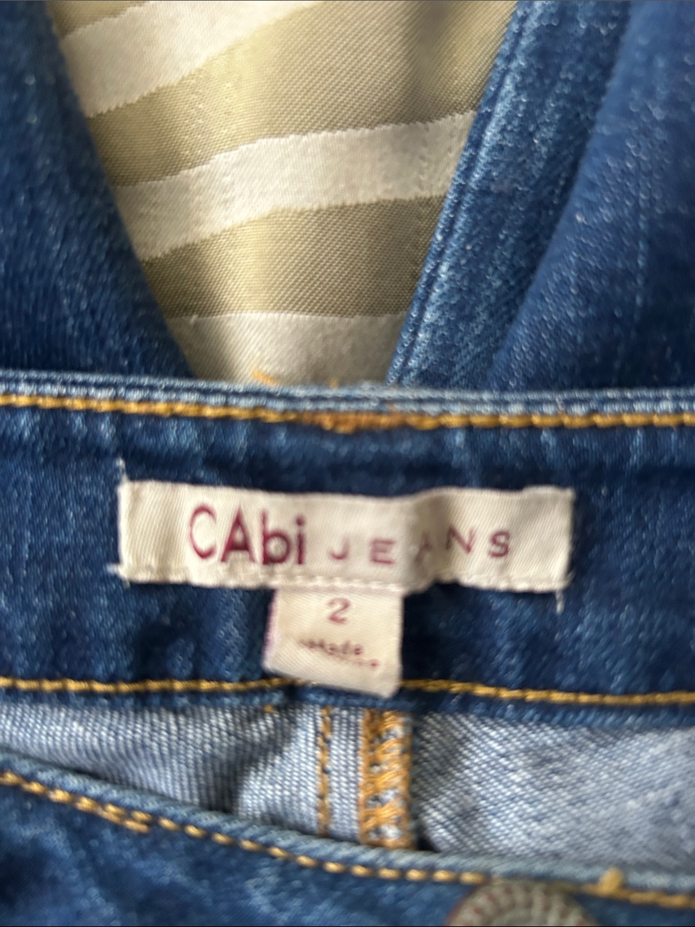 CABI JEANS LOWRISE STRAIGHT LEG 2 - Picture 7 of 8